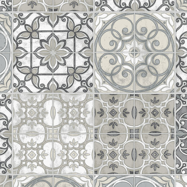 Patton Wallcoverings KE29951 Creative Kitchens Portugese Tiles Wallpaper